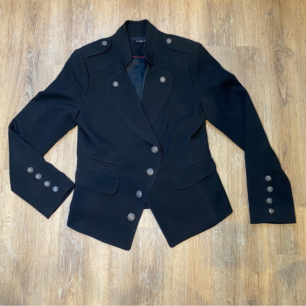 Black Structure Military Blazer